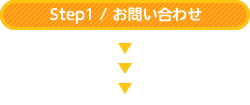 Step1 / お問い合わせ